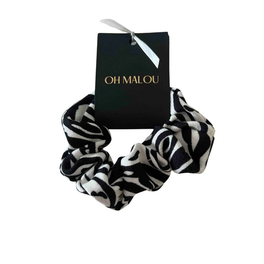 Scrunchie Zebra black